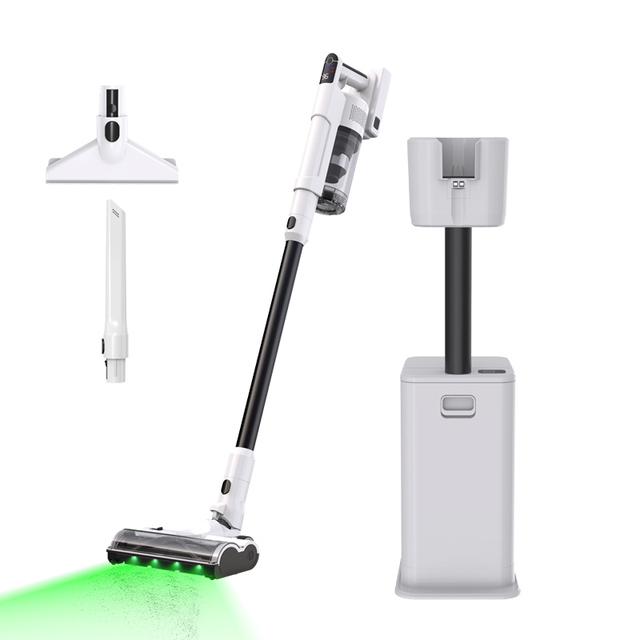 Fast Shipping F26JCT Cyclone Cordless Stick Vacuum HEPA Filtration Self-cleaning 3.8L Auto-empty Household No Touch Disposal