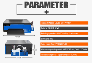 NEW Arrival XP600 Automatic t Shirt Dtf Printer for Clothes Six Color CMYKWW Transfer Printing Inkjet Printer DTF Printer - Product Image 2