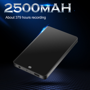 V66 âm thanh kỹ thuật số ghi âm xách tay Hifi ghi âm 2500mAh Thời gian pin dài một nút để ghi lại Dictaphone có thể sạc lại - Product Image 2