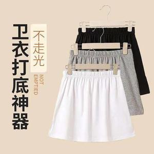 เสื้อสเวตเตอร์เบสเลเยอร์กระโปรงสีดำสีขาวสีเทาโพลีเอสเตอร์ยืดหยุ่นไม่บางจนมองทะลุได้สำหรับสวมใส่ในฤดูใบไม้ผลิฤดูใบไม้ร่วง - Product Image 1