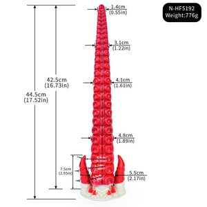 Dildo de <span class=keywords><strong>Animal</strong></span> Exótico, Masturbación Manual, Palo de Alta Resistencia, Juguetes Sexuales para Adultos, Uso Dual Vaginal y Anal - Product Image 5