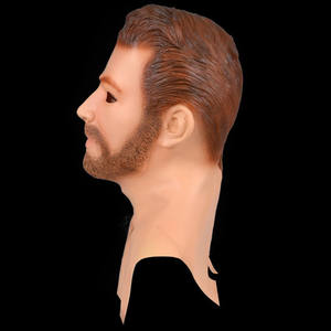 Anime nonno maschera Halloween giovane uomo bello copricapo calvo vecchio bambina viso maschere Cosplay puntelli divertente Masque - Product Image 5