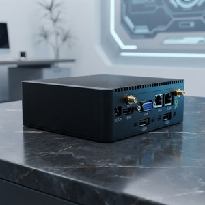 Nuevo Router Industrial Mini PC con Doble LAN, 4G SIM, WiFi6, Intel N150/N305, DDR5, NVMe, RS485, GPIO, Sin Ventilador, para Riel DIN - Product Image 5