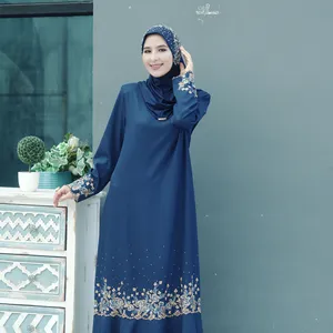 Me0050女性服装abaya kaftan hijab穆斯林服装
