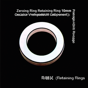 Anneau de centrage, anneau de retenue, diamètre intérieur 10 mm, composant métallique de précision - Product Image 3