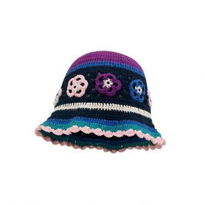 Sombreros de Pescador Tejidos a Mano para Mujer, con Diseño Floral, al por Mayor y en Stock - Product Image 3