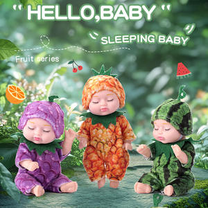 Nouvelle Arrivée Tendance Petite Simulation Dormir Bébé Dressing Jeu Cadeau <span class=keywords><strong>de</strong></span> Noël pour Enfants Jouet Knick-Knack - Product Image 4