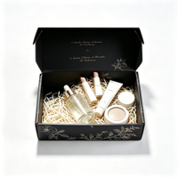 Boîte d'expédition en carton ondulé mat pour produits haut de gamme, emballage cadeau premium avec estampage à chaud et revêtement UV pour cosmétiques