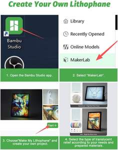 Nouveau filament d'imprimante 3D PLA CMYK 4 couleurs, bobines de 1,75 mm 1 kg - pour Bamboo Lab & SUNLU - Product Image 5