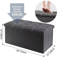 Siège en cuir pliable et confortable pouf moderne pliant banc de rangement pouf tabouret de pied poufs tabourets de rangement