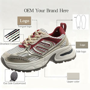 Scarpe da Passeggio di Lusso Originali per Donna, Sneaker di Marca con Lacci, Modello 2025, Scarpe Sportive Casual in PU - Product Image 2