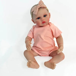 Poupée régénérée en silicone souple pour tout-petits de 50cm pour le bain de jouets pour bébés - Product Image 6