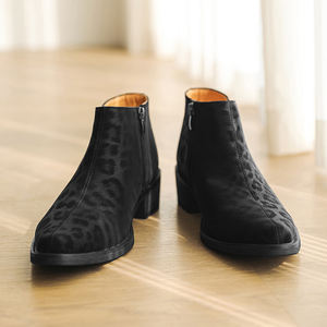 Botas para Hombre con Tacón Grueso Versátiles, Botas Cortas Delgadas que Aumentan la Estatura, Nuevas Botas Martin para Otoño e Invierno - Product Image 6