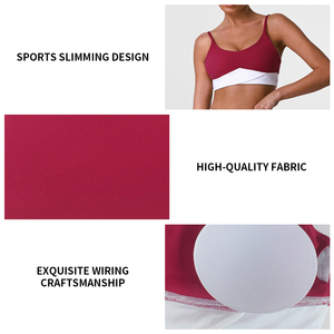 Sujetador deportivo sin espalda de primera calidad, estilo occidental, de una pieza, con diseño hueco, de secado rápido, con almohadillas extraíbles, para entrenamiento y yoga. - Product Image 4
