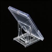 Supports de Présentation de Cartes de Haute Qualité en 2 Pièces, Porte-Cartes de Sport, Supports de Présentation de Cartes à Collectionner Réglables et Coulissants pour Collection TCG