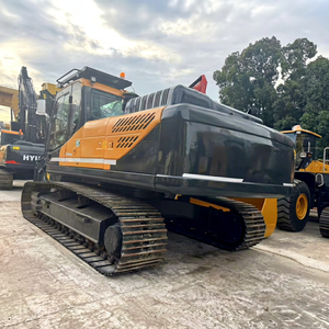 Excavadora de cadenas Hyundai 305LC-9T amarilla, excavadora hidráulica para construcción, máquina de servicio pesado - Product Image 1
