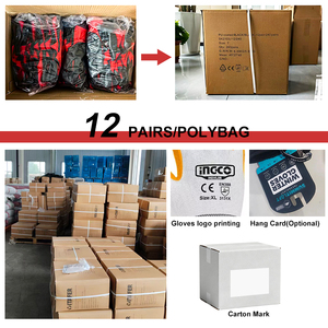 Guantes de Seguridad Industriales con Recubrimiento de Nitrilo en la Palma, Resistentes a Cortes, para Construcción, Almacén, Mecánicos - Product Image 6