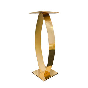 <span class=keywords><strong>Centrotavola</strong></span> <span class=keywords><strong>Moderno</strong></span> per Matrimoni, Supporto Floreale in Metallo Dorato, Decorazione per Tavoli e Feste - Product Image 6