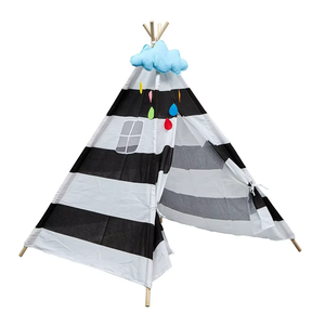 Tente de jeu pour enfants en tissu Oxford, légère, pliable, écologique, à couche unique, taille personnalisable, vente en gros d'usine, haute qualité, pour l'été - Product Image 3