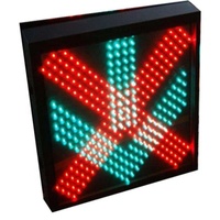 Layar LED Panah Tanda Lalu Lintas LED, Lampu LED, Papan LED Merah Hijau Luar Ruangan, Video TOP SHINE 14 Lalu Lintas 8000cd/sqm RG