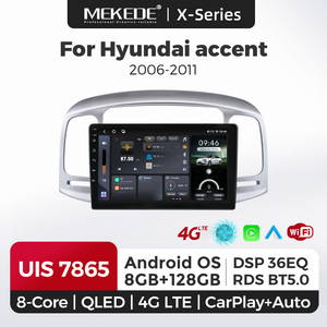 MEKEDE X30 X40 Car-play <span class=keywords><strong>Android</strong></span> Auto UIS7865 8 Çekirdekli Radyo Dokunmatik Ekran Multimedya Oynatıcısı Hyundai <span class=keywords><strong>Accent</strong></span> 2006-2011 için - Product Image 6