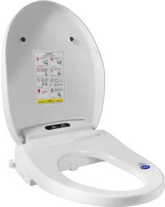 Manufacturer selling seat heating electric toilet seat bidet LED warm night light Smart toilet seat cover