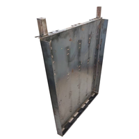 Panneau de porte sablée, ensemble de plaques en acier soudées de haute qualité pour panneaux de porte de conteneur