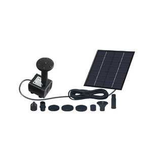 Solar Fountain Landscape Fountain 1.4W DC Brushless Submersible Pump With Solar Panel Outdoor Garden Water Feature - Product Image 2