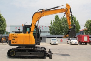 Excavadora de cadenas Taijin de 7500 kg resistente al barro con motor y gran potencia de excavación, excavadora de 7.5 toneladas, 7 toneladas - Product Image 4