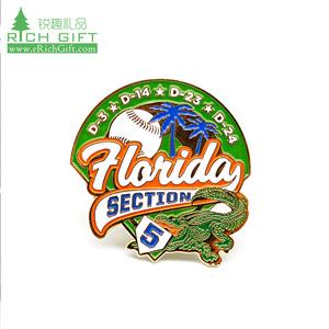 Huy Hiệu Men Cứng Hình Tròn Biểu Tượng Tùy Chỉnh Huy Hiệu Đại Học Kỷ Niệm Kim Loại Tùy Chỉnh Ghim Men - Product Image 6