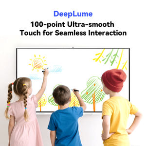 55/65/75/86/100 pouces doigt multi-écran tactile interactif écran tactile LCD affichage interagir carte intelligente pour salle de classe - Product Image 2