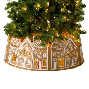 New design LED <strong>Gingerbread</strong> Christmas <strong>Tree</strong> <strong>Collar</strong> for decoration - Product Image 1