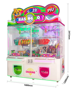 Macchina da gioco a moneta Shadow Boy per snack e premi, con sistema <span class=keywords><strong>di</strong></span> acchiappamento premi e gioco Lucky Push Hit - Product Image 2