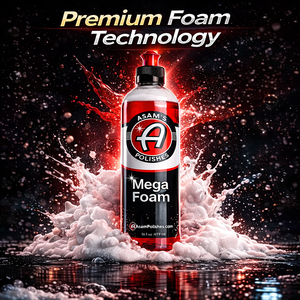 Champú para Autos Mega Foam (473ml) Espuma Roja Densa para Lavado de Autos, Limpieza sin Rayones, Acabado con Brillo Profundo para Autos Nuevos y Usados - Product Image 5