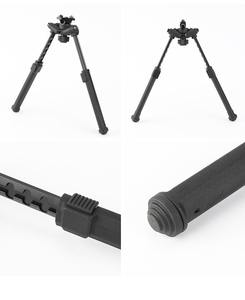 Bipod de support tactique télescopique extérieur avec support extensible rotatif à <span class=keywords><strong>360</strong></span> degrés pour accessoires de chasse - Product Image 5