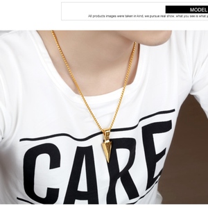 מכירה לוהטת עדין קוצים נירוסטה תליון גברים קסם שרשרת תכשיטים - Product Image 6