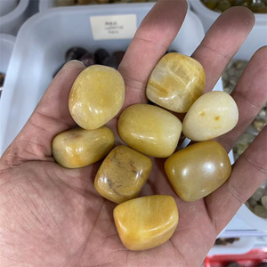 Vente en gros de cristaux de guérison naturels en onyx noir et <span class=keywords><strong>agate</strong></span> de 20-30 mm, pierres roulées pour les acheteurs - Product Image 4