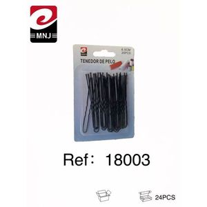 MNJ Hair Clip 6.5Cm 24Pcs For Styling Hair - Product Image 3