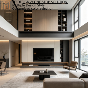 <span class=keywords><strong>Muebles</strong></span> de Salón Modernos de Lujo con Diseño Integrado de <span class=keywords><strong>Muebles</strong></span> de <span class=keywords><strong>TV</strong></span> <span class=keywords><strong>y</strong></span> Unidades de Pared, con Solución de Personalización 3D a Medida - Product Image 3