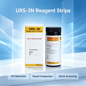 Bandelettes de test <span class=keywords><strong>urinaire</strong></span> URS-3N UTI, 3 paramètres : leucocytes, nitrites, <span class=keywords><strong>pH</strong></span>, bandelettes de test d'analyse d'urine, bandelettes de test d'infection des voies urinaires - Product Image 4