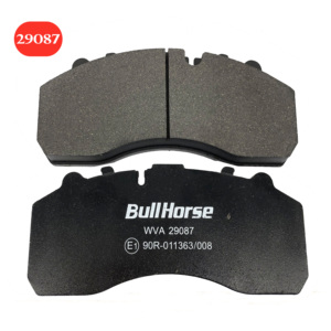 Marca bullhorse WVA 29087 pastillas de freno de camiones fábrica/fabricación de accesorios de sistema de frenos 1734529 1617343