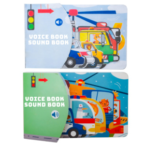 Libro de Sonidos Interactivo para Niños, con <span class=keywords><strong>Canciones</strong></span> en Inglés, Estilo Nuevo, con Indicaciones de Lectura con el Dedo, de Cartón de Lujo, Certificado OEKO Tex - Product Image 3
