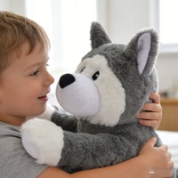 Juguetes de Peluche con Peso para Perros, Lindos y Geniales, Regalos Cálidos de Peluche con Peso para Navidad y Cumpleaños