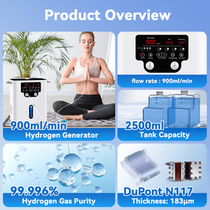 Générateur d'hydrogène-oxygène portable de 900 ml, électrolyseur PEM compact à 99,9 %, générateur d'hydrogène HHO à membrane PEM <span class=keywords><strong>pour</strong></span> <span class=keywords><strong>l</strong></span>'industrie - Product Image 6