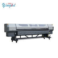 Imprimante industrielle tout-en-un Yinghe automatique nouvelle génération 3,2 m 1200 dpi 120 m/h grand format K 512i 4 têtes à solvant écologique pour bannières, flex et PVC