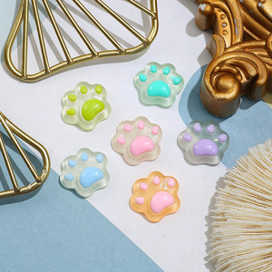 Cartoon Glow-in-the-dark <strong>Cat</strong> Scratch Doll Cream Glue Material Diy Jewelry Phone case Resin Crafts Charms MINI <strong>Figurines</strong> - Product Image 2