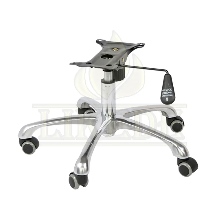 Low price hot sale 5 feet office chair base aluminum office chair accessories