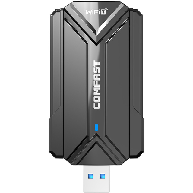 Triple Band BE6500 Free Drive 4dBi Antenna Network Dongle USB WiFi7 Adapter