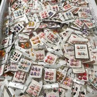 Handmade Cartoon Press on Nails Cute Bear Strawberry Design False Nails for Women Kids TikTok Live Stream <strong>Blind</strong> Box Wholesale