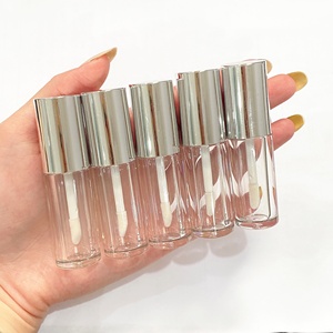 1ml 4ml 5 ml 8ml 10ml vide bleu Doe pied brillant à lèvres Tubes <span class=keywords><strong>de</strong></span> goût emballage argent 5 ml - Product Image 1